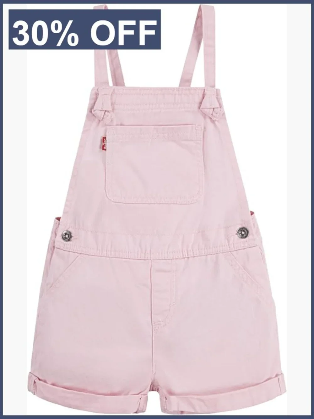 Toddler Denim Shortall with Adjustable Suspenders